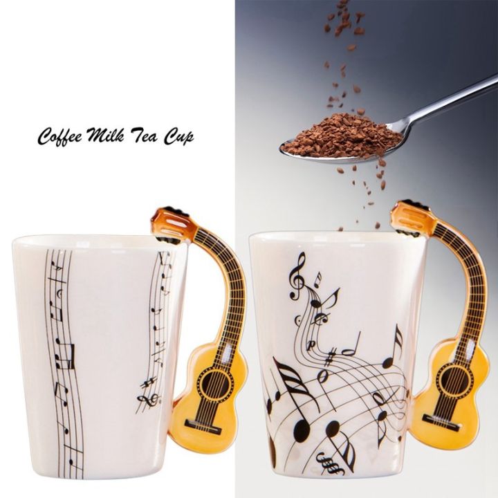 creative-novelty-guitar-handle-ceramic-cup-free-spectrum-coffee-milk-tea-cup-personality-mug-unique-musical-instrument-gift-cup