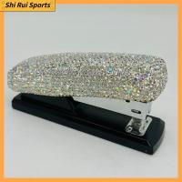 SHIRUI ฐานสีดำ เครื่องเย็บกระดาษคริสตัล บลิง เครื่องเย็บกระดาษ rhinestone มีสไตล์ เครื่องเย็บกระดาษหน้าที่ ออฟฟิศสำหรับทำงาน