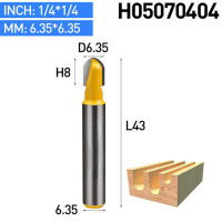 Huhao 1ชิ้น1/2 "ความยาวลึกและกลมก้นบิตเตอร์สำหรับงานไม้เครื่องตัดมิลลิ่งสำหรับงานไม้เฟอร์นิเจอร์