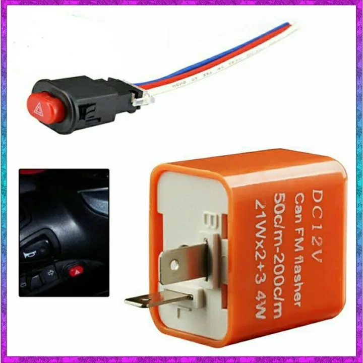 Motorcycle Suis Double Signal Dan Flash Relay Adjustable LC135 Y15ZR ...