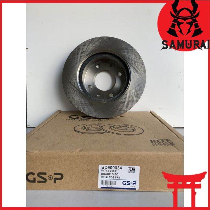 2 TAHUN WARRANTY GSP HYUNDAI ATOS FRONT BRAKE DISC ROTOR (1 SET) Lazada