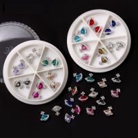 FEELING WELL หรูหรา เพทาย เงา คริสตัล แฟชั่น เพชร อุปกรณ์ตกแต่งเล็บ 3D เล็บ Rhinestones เครื่องประดับดาวเคราะห์ เครื่องประดับเล็บ DIY