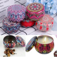 1pc Retro Floral Tin Can Lovely Mini Gift Jewelry Tin Box Cookie Candy Tea Storage Box Candy Gift Case Storage Boxes