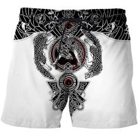 High quality viking Summer Running Men 3D Print Sports Jogging Fitness Shorts Training Quick Dry Mens Leisure Short Pants Casual