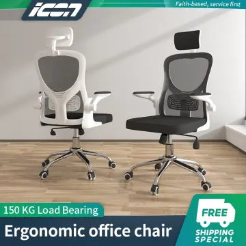 Office Chair Ergonomic Chair Mesh Gaming Chair Computer Chair High Back  Office Chair Mesh Comfort Reclining Chair With Adjustable Headrest Footrest  Office Ergonomic Chair with Footrest