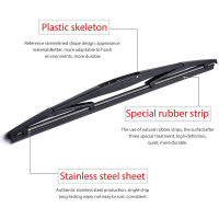 OGE Rear Windshield Wiper Blades of 12" Car Back Window Wiper for Mitsubishi Pajero MK 4 2006 2007 2008 2009