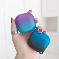 （A PRETTY）ซิลิโคนอ่อนนุ่มสำหรับ （A PRETTY）Buds 2 BudsLive Case Galaxy Buds Live Buds2 GradientProtective HardCase