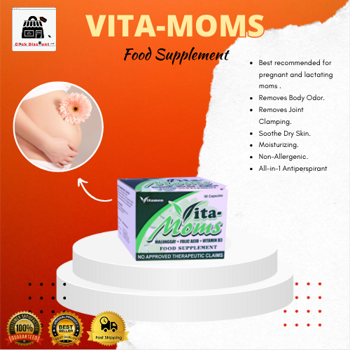 VITAMOMS FOOD SUPPLEMENT / MOTHER MILK BOOSTER/ PAMPARAMI NG GATAS NG INA / LACTATION VITAMINS