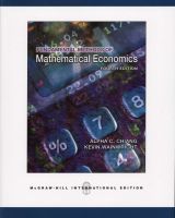 (C221) 9780071238236 FUNDAMENTAL METHODS OF MATHEMATICAL ECONOMICS (IE) (SPECIAL PRICE) ผู้แต่ง : CHIANG, A.C.