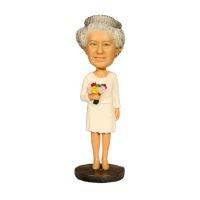 Bobble Head โมเดล Elizabe ตุ๊กตาขยับแขนขาได้สำหรับสะสมหัวเขย่าของเล่นร้อนสำหรับวันเกิดของเด็ก