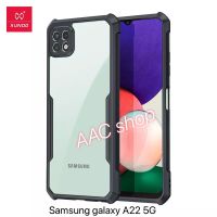 Xundd Beatle Samsung Galaxy A22 5G เคสหลังใส ขอบสีกันกระแทก