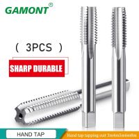 GAMONT 3PCS Manual Tap Tapping Set Stainless Steel Tapping Bit Thread Manual Tapping Wrench m3/m4/m5/m6/m8/m10