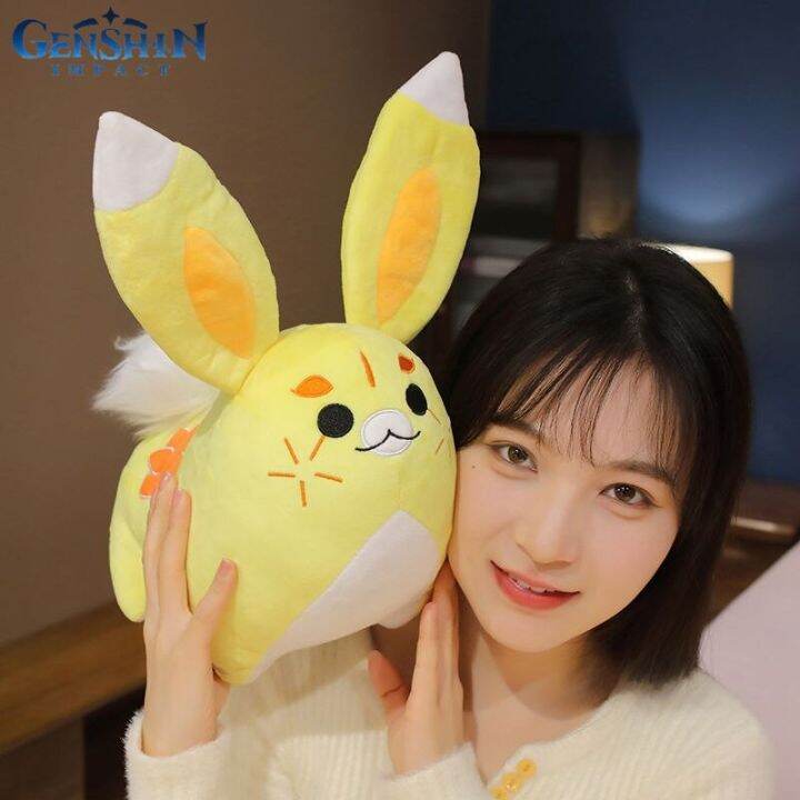 genshin-impact-yaoyao-rait-plushies-yuegui-ตุ๊กตากระต่ายตุ๊กตาผ้าน่ารักขนาด35ซม-40ซม-kado-ulang-tahun-พร็อพสำหรับของขวัญเด็ก