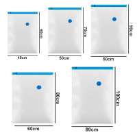 2ชิ้น4ชิ้นถุงเก็บสูญญากาศชุดสำหรับการจัดเก็บเสื้อผ้าหมอนผ้าห่มเตียงบรรจุประหยัดพื้นที่ซิปซีลจัด