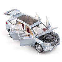 Luxury Diecast 1:24 Alloy Model Car Benz Gls600 Maybach Miniature Metal Vehicle Collection Kids Boys Gift for Children Hot Toys
