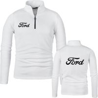 {Echoes Department Store}เสื้อสวมหัวผู้ชายพิมพ์ลาย Ford 39; S เสื้อกันหนาวมีฮู้ดผู้ชายมีซิปผ้าฝ้ายคุณภาพสูงใหม่ล่าสุดเสื้อสเวตเตอร์2022