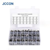 840Pcs 24Value x 35Pcs Transistor TO-92 Assorted Kit Transistors (2N2222A-BC558) Low Power Transistor Assortment Set