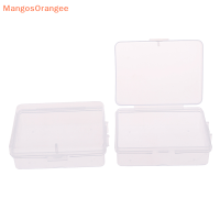 MG 10pcs CLEAR Storage BOX สี่เหลี่ยมผืนผ้าพลาสติกอุดหูลูกปัดเครื่องประดับกรณีภาชนะ