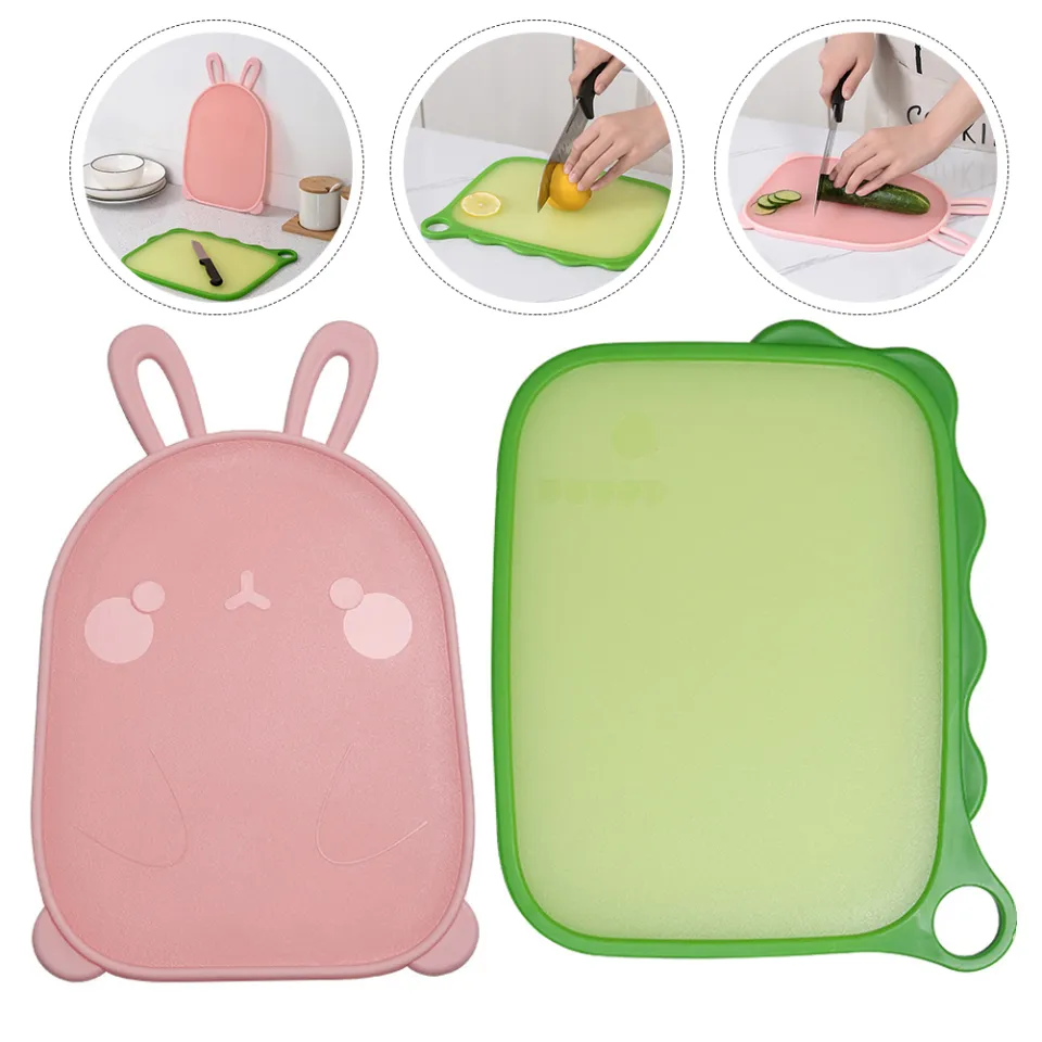 Acrylic Anti-slip Transparent Cutting Board With Lip For Kitchen