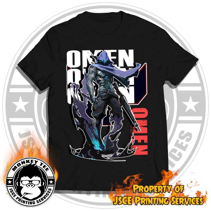 Valorant Omen Tee Graphics Design Unisex 100 Cotton Lazada Ph