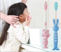 Santau4Pcs แปรงสีฟันขนนุ่ม ลายการ์ตูนน่ารัก สำหรับเด็ก แปรงสีฟัน แปรงสีฟันเด็ก แปรงสีฟันขนนุ่ม (ใช้ได้ตั้งแต่ 2 - 15 ปี)