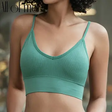 Ladies Camisole Slim Fit Sexy Stretch Push Up Bra With Chest Pads Cropped