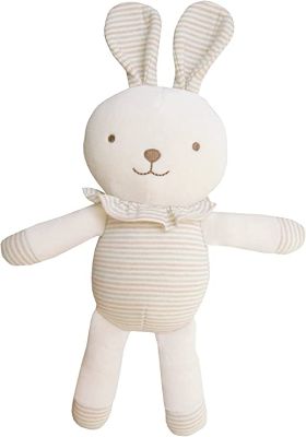 John N Tree Organic - Baby First Doll (Frill Bunny) - ตุ๊กตากระต่าย ตุ๊กตาออร์เเกนิคเเท้100% จาก เกาหลี