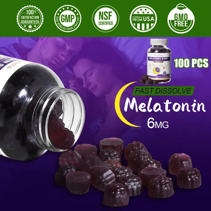 Ubuzima Melatonin Gummy for Kids Gummy Vitamins Efficient Melatonin for
