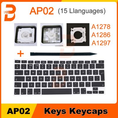 New Keyboard Keys Keycaps For Macbook Pro 13" 15" 17" A1278 A1286 A1297 Keycap Key Cap AP02 Type Basic Keyboards