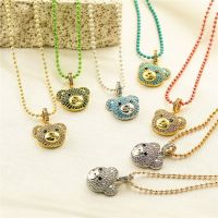 【DT】hot！ HECHENGCandy Color Resin Necklace for Beads Chain Choker Jewelry Bohemia