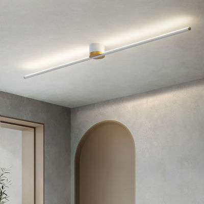 Minimalist one-line long strip ceiling lamp living room bedroom wall mounted line lamp aisle modern minimalist led lamps