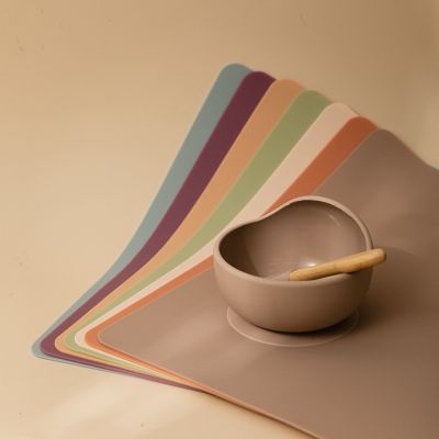 【YF】 Food Grade Baby Silicone Placemat Kid Heat Resistant Mat BPA Free Table Dining Pads Supplies 2021