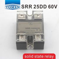 25DD แรงดันไฟฟ้าควบคุม SSR 3 ~ เอาต์พุต32VDC 5 ~ 60VDC DC เฟสเดียว DC โซลิดสเตตรีเลย์