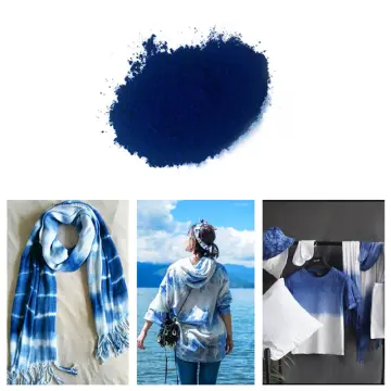 10g /20g Dark Blue Color Fabric Dye Acrylic Paint Dyestuff Dye for Clothing  in Cotton Nylon Silk Clothes Dye Textile Renovation
