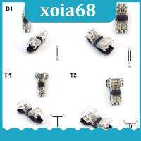 xoia68 Shop D1 T1 t2 H2 T Type Scotch Lock Quick electric Wire Connectors 2 Pin Cable 3 Way No Soldering Compact Crimp Terminal Block