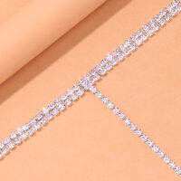 HotStonefans Shiny Rhinestone Body Chain สร้อยคอเครื่องประดับเซ็กซี่บิกินี่คริสตัล lette เต้านมเอวเครื่องประดับ Gift