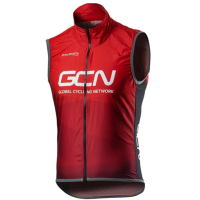 GCN Mens 2022 Summer Cycling Sleeveless Vest Mtb Bike Bicycle Keep Warm Pro Team Vest Cycling Clothing Ropa Ciclismo