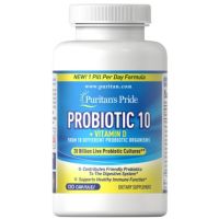 อาหารเสริม โพรไบโอติก Probiotic Puritans Pride Probiotic 10-20 Billion 120 Capsules