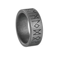 Vintage Viking Rune แหวน Punk Simple สแตนเลส Valknut แหวนผู้ชาย Biker Nordic Celtic Knot Amulet เครื่องประดับ Dropshipping