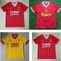 shot goods Thailand Quality 1981-1984 Liverpool Retro soccer jerseys Maillots de football