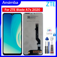 Ansimba หน้าจอเดิมสำหรับ ZTE เบลด A7s 2020จอแสดงผล LCD A7020 LCD หน้าจอสัมผัสจอแสดงผลสำหรับ ZTE เบลด A7s 2020จอสำรอง