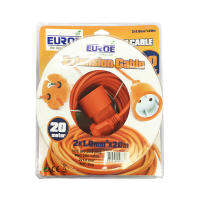 สายไฟต่อพ่วง EUROE รุ่น CABLE-20 ความยาว 20 เมตร สีส้ม -- EU 26 --