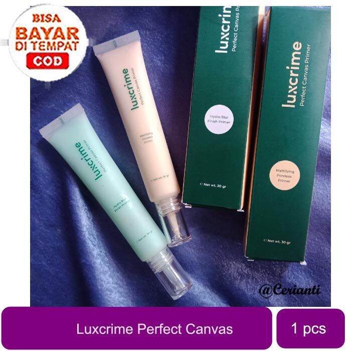 [PRIMER WAJAH MAKE UP TAHAN LAMA] [BPOM] Luxcrime Perfect Canvas