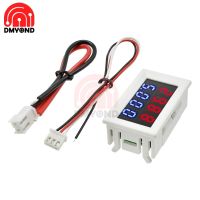 Mini Digital Pengukur Tegangan Volt Pengukur Amper DC 100V 10A Panel Amp Volt Tegangan Current Meter Tester Detector 0.28 "Dual LED display Auto Mobil