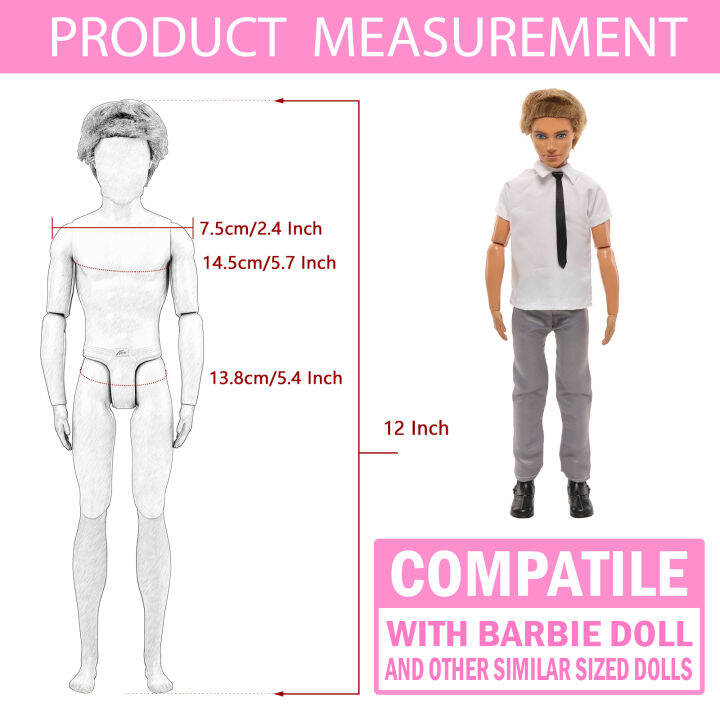 barwa-randon-ken-doll-clothes-ใหม่ล่าสุด-4กางเกงขาสั้นด้านบน-2กางเกง-1บูทสีทอง-1รองเท้าบู๊ตสีดำเหมาะสำหรับเด็กของเล่นเด็กผู้หญิงของขวัญ11-5