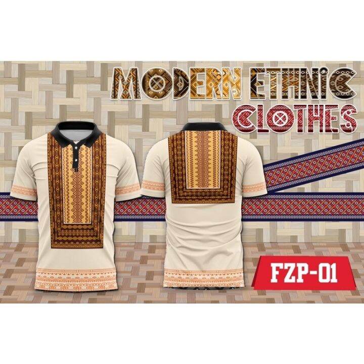 FORMAL ETHNIC DESIGN FULLY SUBLIMATED jersey POLO jersey Lazada PH