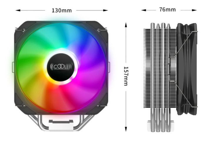 pccooler-paladin-400-argb-aircooling-4-hpipes-1-fans-tdp200w-พัดลมระบายความร้อน-cpu-ของแท้-ประกันศูนย์-1-ปี