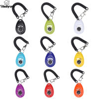 Studyset IN stock 9 Pieces Multicolor Dog Training Clicker With Wrist Strap Dog Behavioral Clicker Training Tool For Behavioral Training