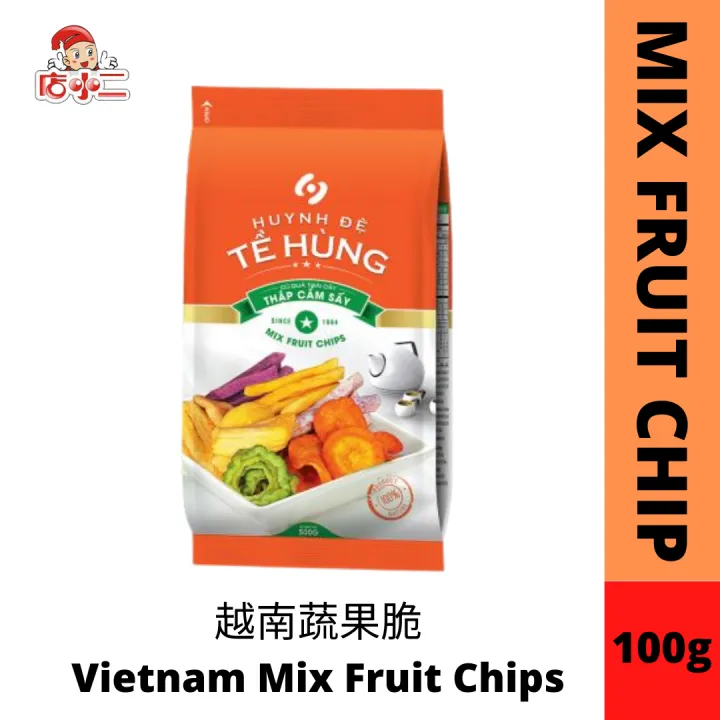 MIX FRUIT CHIPS 100G *VIETNAM SNACK* *HEALTHIER CHOICE* *HALAL FOOD