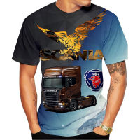 Details about T-Shirt Print 3D Effect on Front and Back for Truck Driver Short Sleeve T-shirt(XS~4XL)